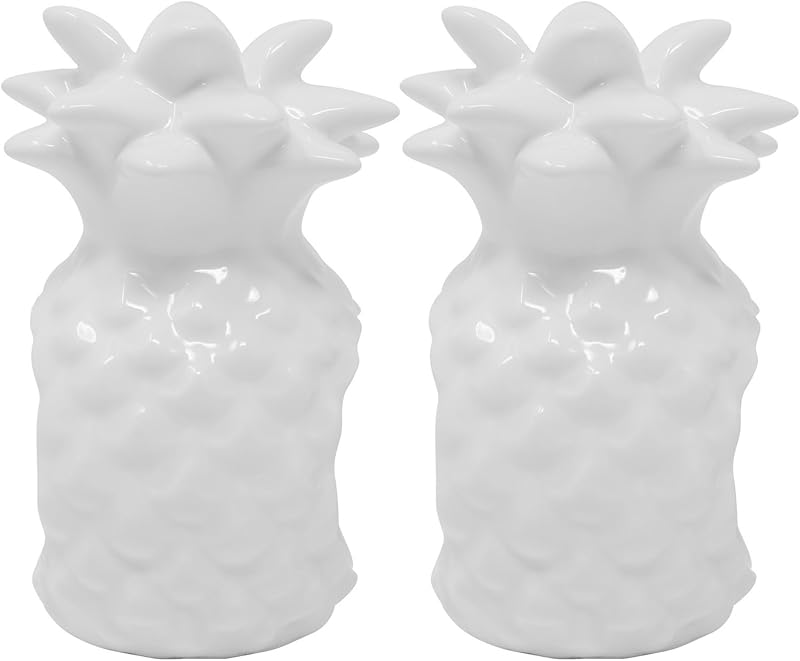 Set 2 Anillos Servilleta Cerámica Piña
