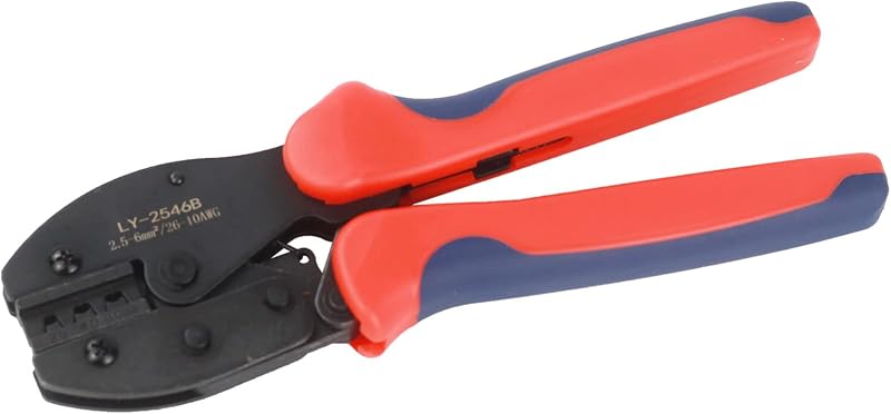 Herramienta prensado solar 2546B alicates crimpado 2.5/4/6mm² rojo