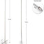 Juego cadena ventilador techo 13.6pulg interruptor luz