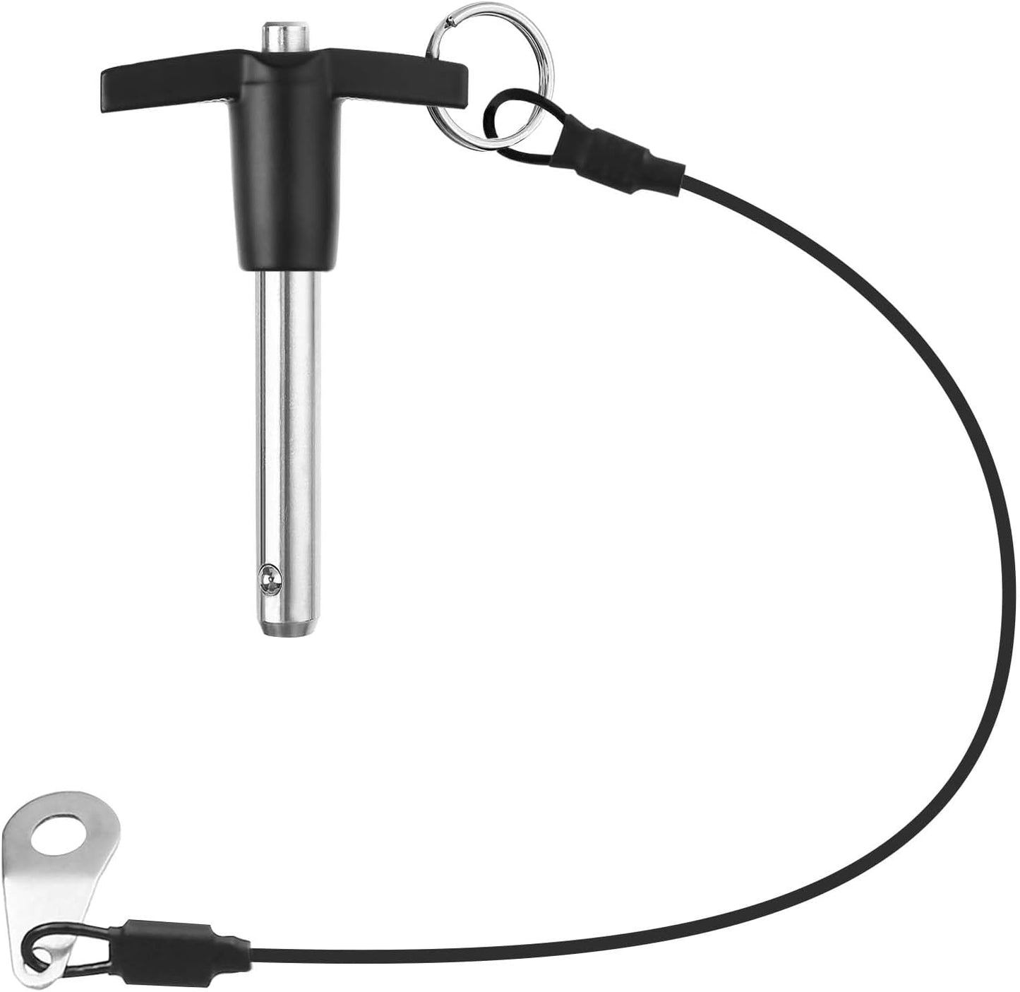 Pasador liberación rápida T 3/8pulg acero inox botón presión
