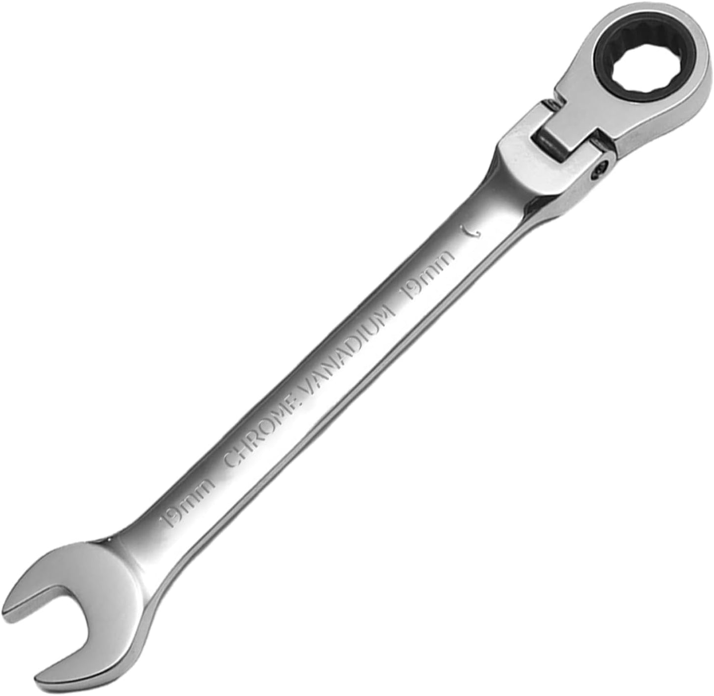 Llave trinquete 19mm CR-V antideslizante 2en1 herramienta mecánica