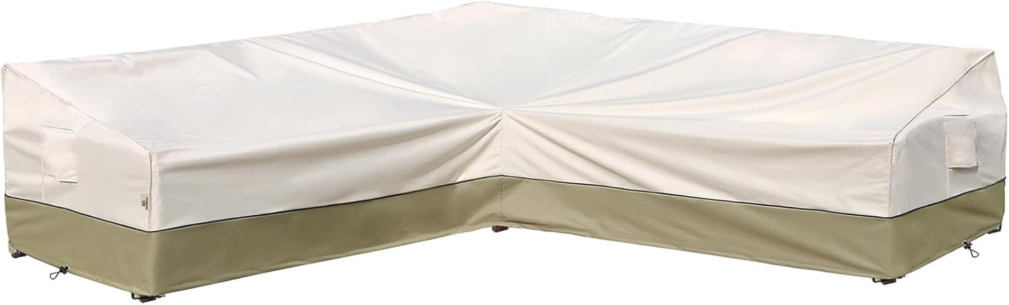 Funda sofá seccional exterior impermeable 600D anti-UV