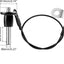 Pasador acero inox 304 0.24" botón presión mango redondo