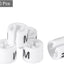 Marcador colgar ropa tamaño M 0.138" blanco set 100