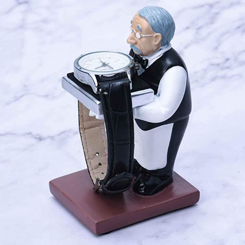 Soporte resina para reloj antiguo joyas hogar oficina