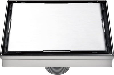 Drenaje ducha cuadrado 6pulg acero inox cepillado