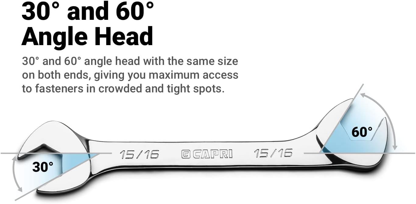 Llave angular 7/8pulg 30° y 60° SAE