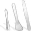 3 Espátulas Acero Inox Multifuncionales para Cuidado Facial