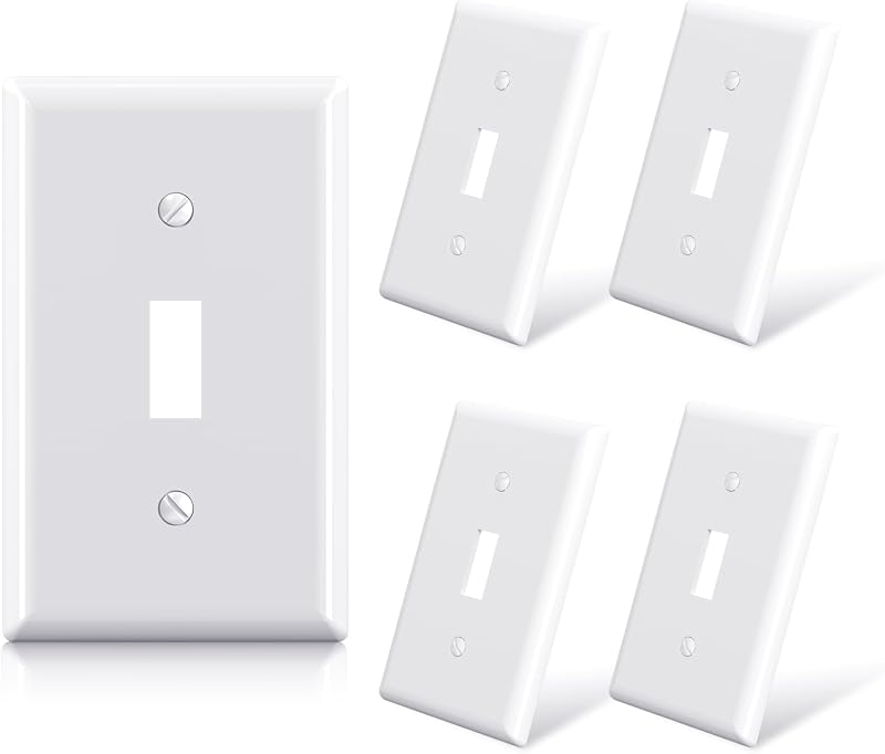 Placa interruptor luz palanca tamaño estandar policarbonato