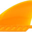 Aleta surf suave 4.6" naranja y negro para SUP y tablas