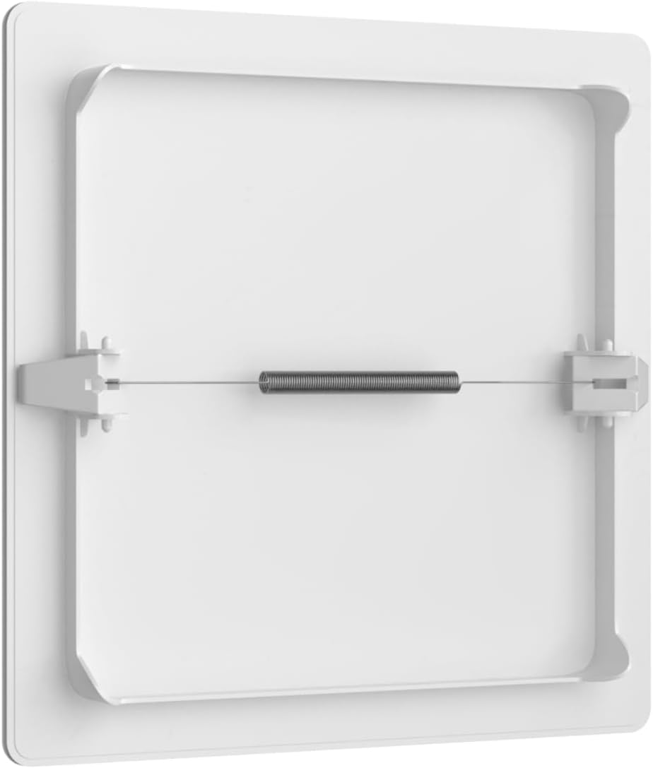 Panel acceso plástico blanco resorte 8x8