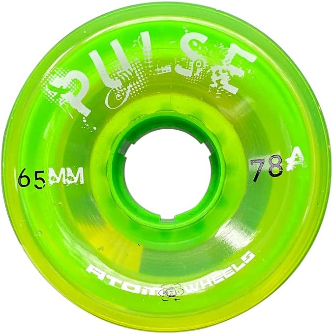 Ruedas rodillo cuádruple exteriores 65x37 lime 4 pzas