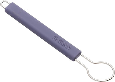 Mango cepillo platos acero inox silicona azul oscuro patentado