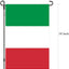 Banderas jardín Italia 12x18pulg doble cara resistente