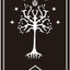Bandera árbol Gondor 30x50" poliéster decoración