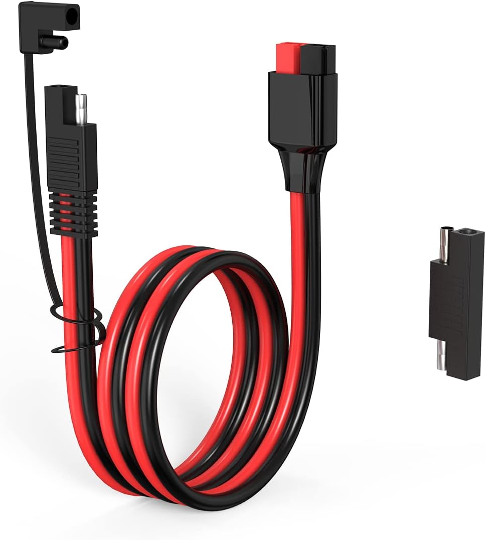 Cable extensión 10AWG Anderson a SAE adaptador inverso 2ft