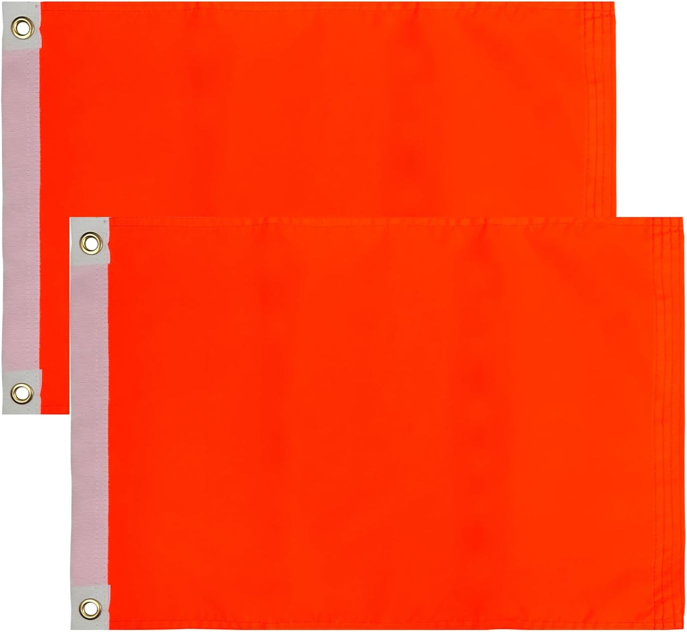 Bandera seguridad naranja 9x12" set 2 para barco UTV