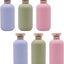 6 Botellas Viaje 6.8oz con Tapas Bloqueo HDPE/PP Grado Alimenticio