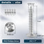 Tornillos autorroscantes 12x1 60pzas para madera acero inox