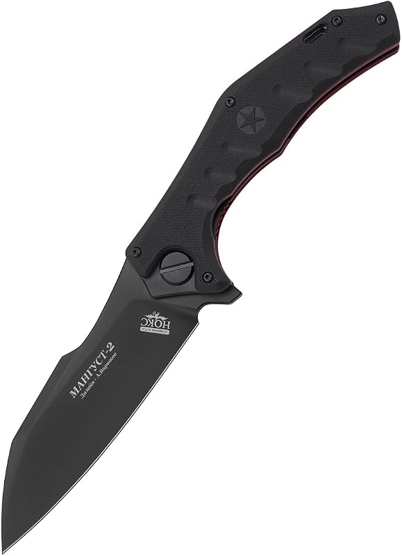 Cuchillo bolsillo EDC mango G10 clip ajustable