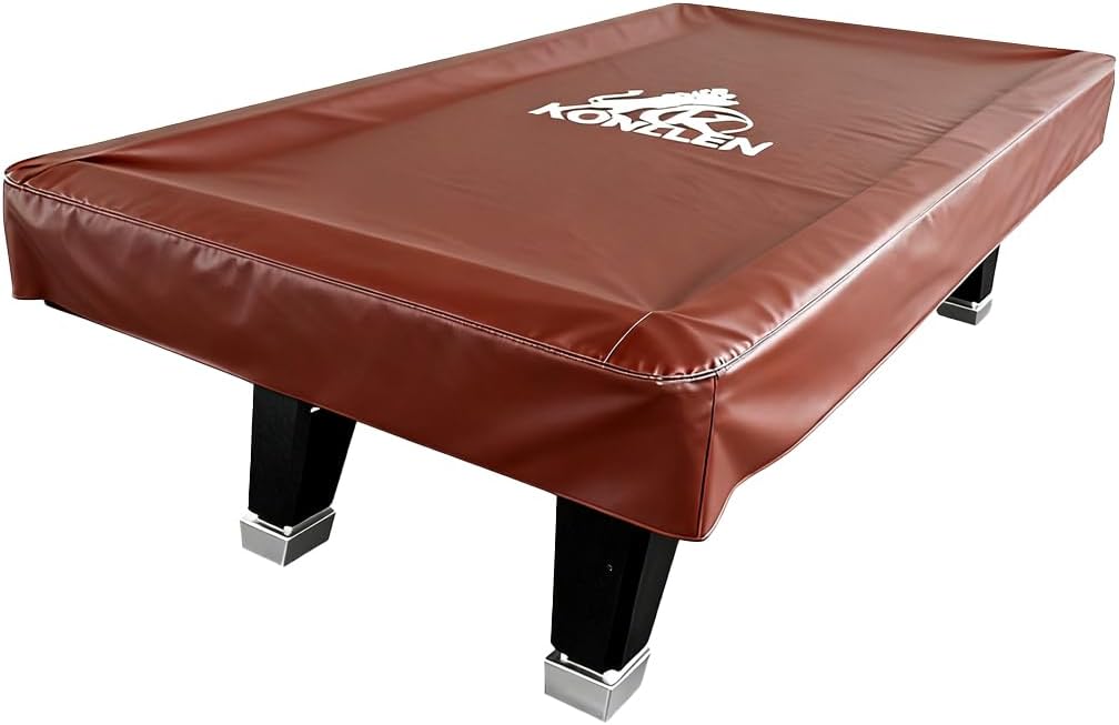 Cubierta mesa billar cuero pu 9ft para interior y exterior