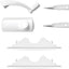 Pack herrajes ventanas toldo Andersen PSA blanco