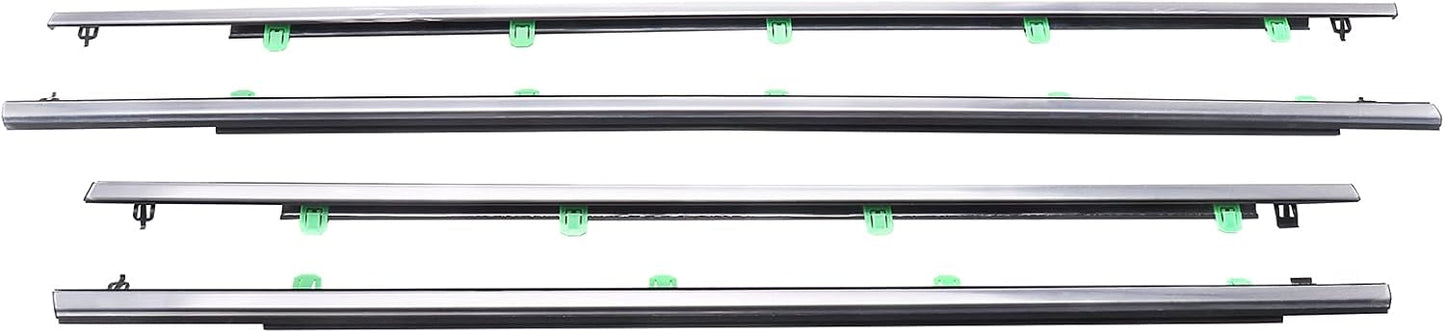 Burlete exterior puerta Honda CR-V 07-11 4pcs cromado