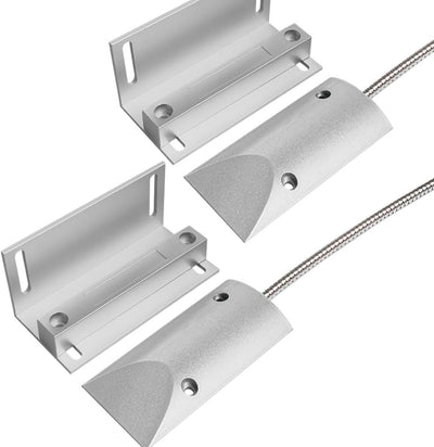 2 Set Contactos Puerta Garaje Sensor Alarma 15pulg