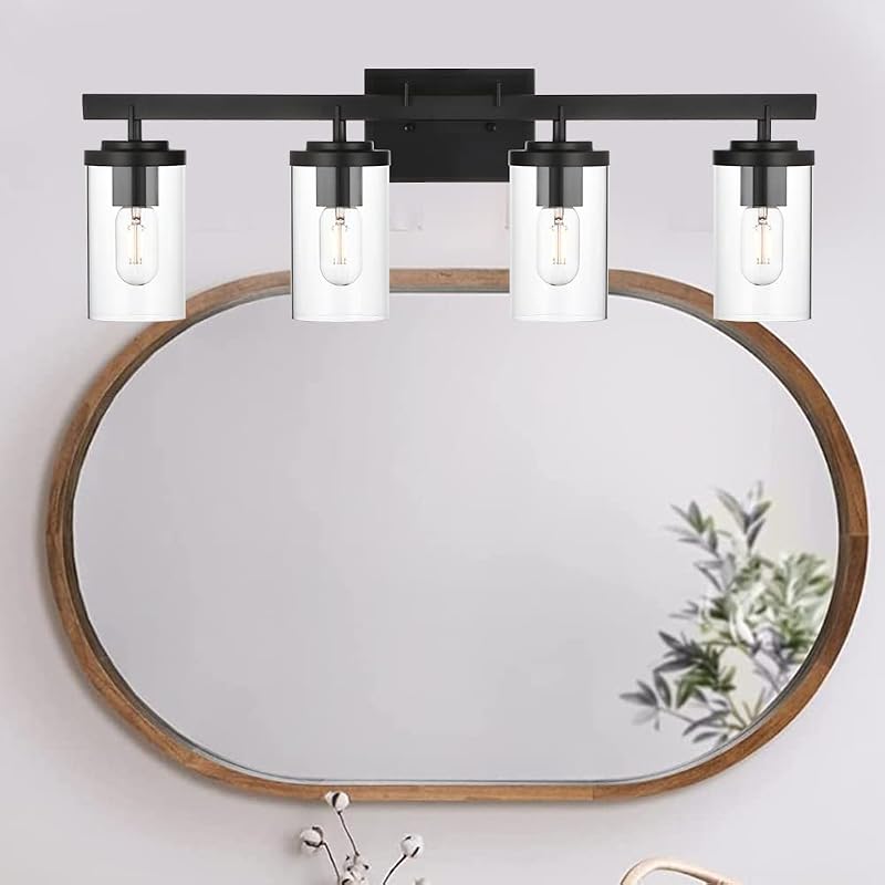 Lámpara de baño industrial estilo granja para pared