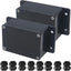 Caja eléctrica ABS negro IP65 impermeable 2 pzas