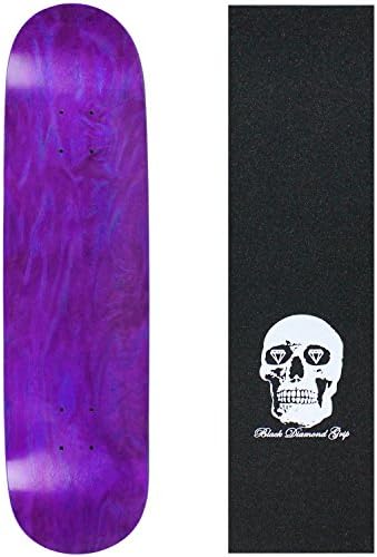 Tabla skate 7 capas arce canadiense Griptape morado