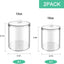 2 Pzas Soportes Hisopos Acrílico Transparente 10-12oz