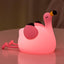 Luz Nocturna Led Silicona Rosa Kawaii para Niñas