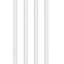 Ganchos metal plástico 14.2pulg para puertas 0.5-1 3/8 pulg 4 pzas