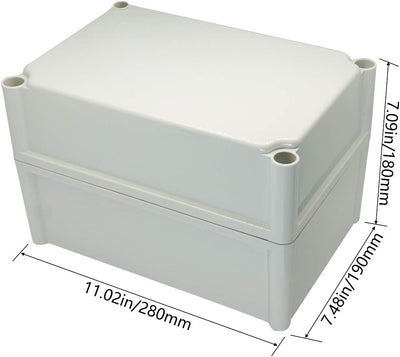 Caja conexiones plástico ABS IP67 impermeable gris