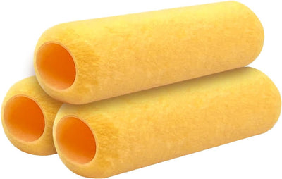 Juego 3 rodillos pintura 9pulg napa densa para paredes