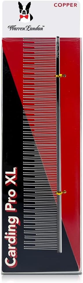 Peine de cobre profesional 9pulg doble longitud para aseo