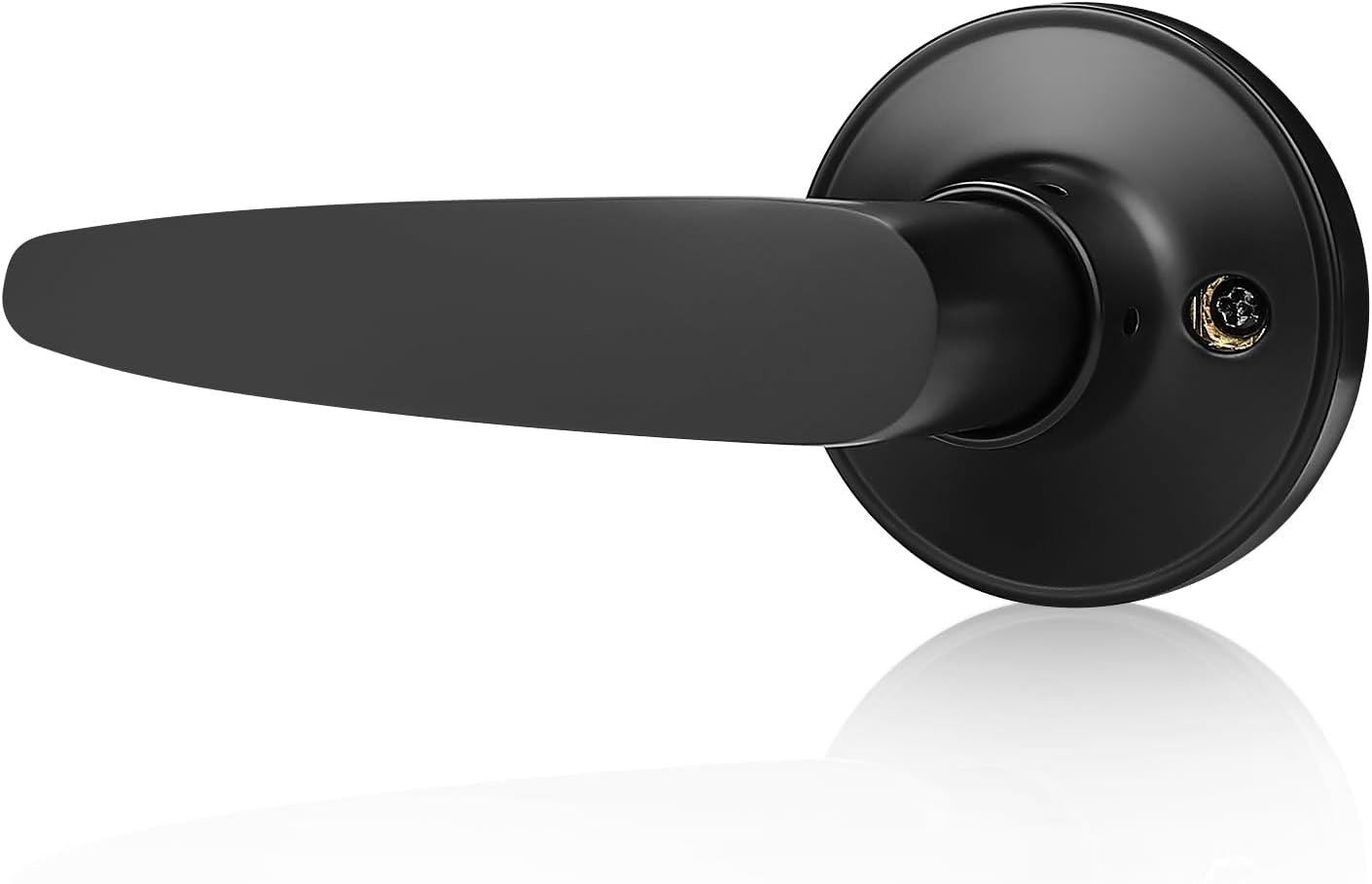Palanca falsa negra para manija puerta simulada un solo lado