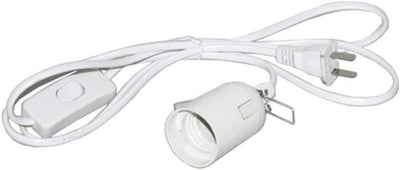 Adaptador bombilla colgante E26 con cable 6ft y interruptor
