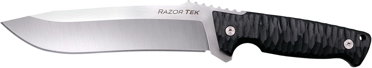 Cuchillo acero inox curvado 16.5cm mango ergonómico