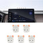 Sprites hollín decoración espejo retrovisor automotriz 5 pzas