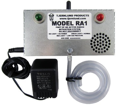Alarma fallo ventilador radón RA1 seguridad sistemas
