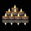 12 Velas LED Té Blanco Cálido Parpadeo 200h Decoración
