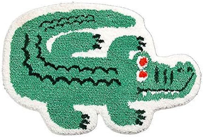 Alfombra cocodrilo suave antiderrap baño sala