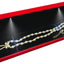 Caja terciopelo con luz LED para joyas regalo rojo