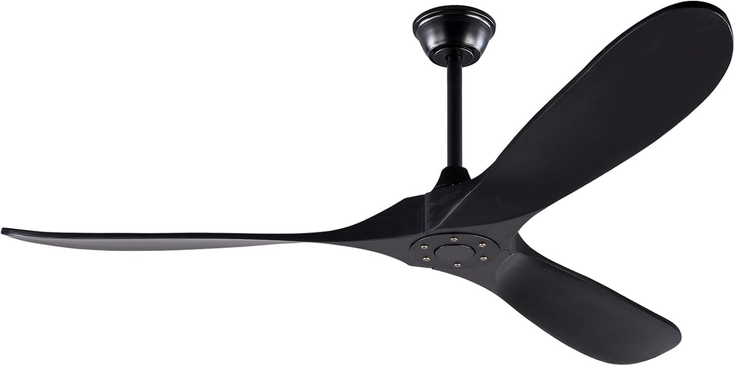 Ventilador techo madera 60pulg 3 cuchillas control remoto