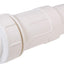 Acoplamiento PVC 1pulg plástico blanco alta resistencia