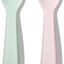 2 Pzas Cucharas Silicón Flor y Ópalo