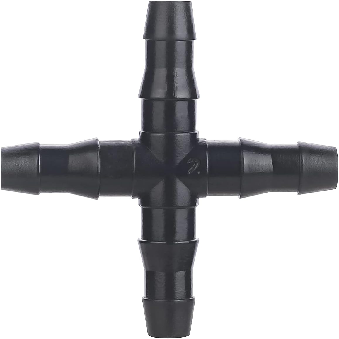50 Conectores 1/4" 4 vías para riego por goteo