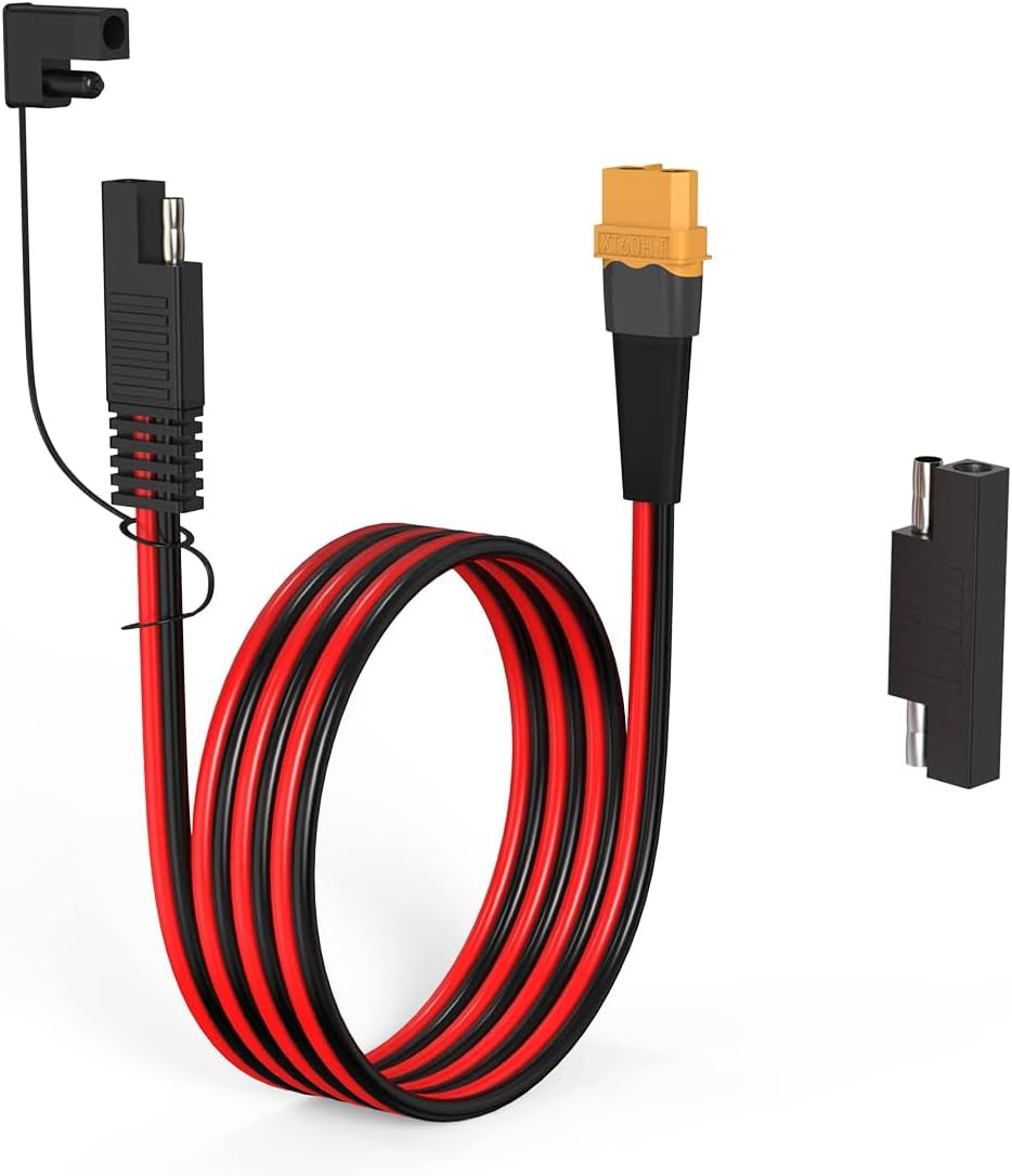 Cable extensión XT60 a SAE 6ft con adaptador inverso